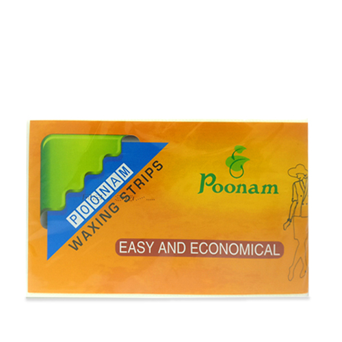 Poonam Waxing Strip for Hair Removal (Small) - 6 pcs